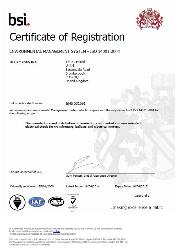 Environment Management 14001 Environment Management System 14001